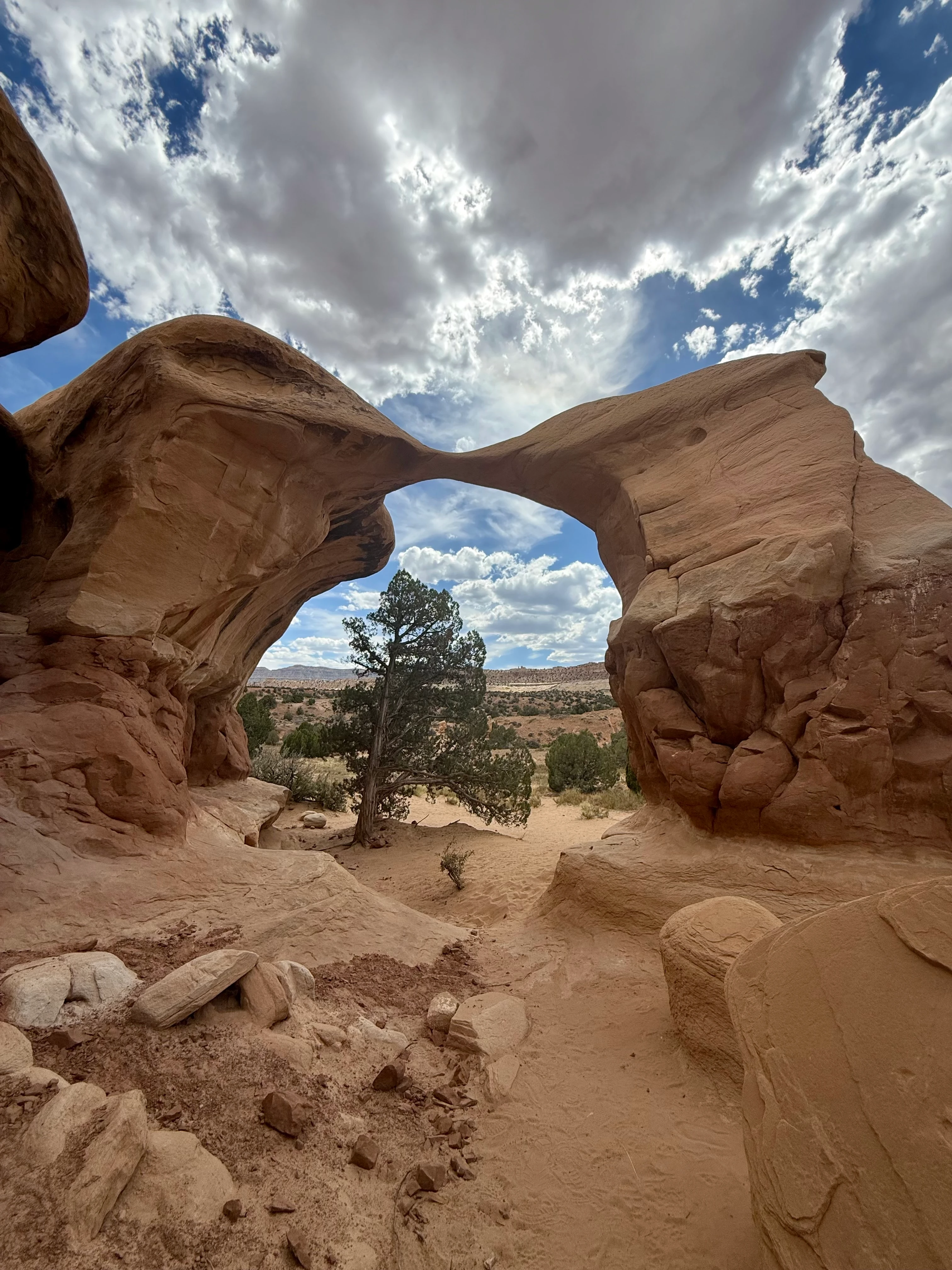 Original UTAZNM photograph of Metate Arch at Devil's Garden, Escalante, Utah